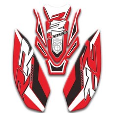 탱크 스티커 보호대 오토바이 장식 데칼 반사, 4. B2