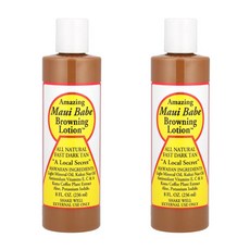 Maui Babe 마우이 베이브 어메이징 브라우닝 셀프 태닝 로션 크림 236ml 2개