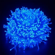 50M 요정 조명 크리스마스 가랜드 야외 스트링 라이트 방수 웨딩 파티, 06 Blue, 17 50M 400LEDS, 01 220V EU UK AU Plug