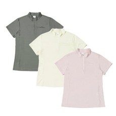 아이더 9900 3가지 색상 ICE 아이스 조직 여성 반팔짚업 티셔츠 DWM24206 OMU022 MKA505