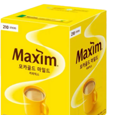 맥심 모카골드 마일드 커피믹스, 12g, 210개입, 1개