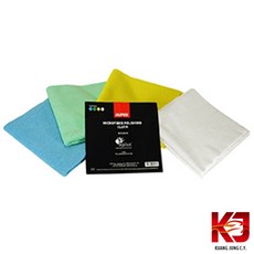 RUPES 大腳 無邊 超細纖維布組 40*40, 1個, 藍色,綠色,黃色,白色