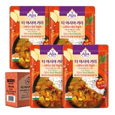TAsia KITCHEN 即食辣味牛肉馬莎拉咖哩, 170g, 4包