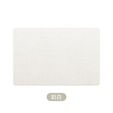 浙江明迩 硅藻泥吸水防滑地墊 速乾浴室腳墊, 奶白,35*45cm, 1個