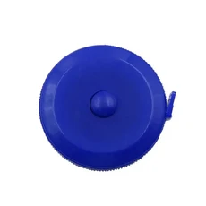 티타늄 알루미늄 합금 테이프 측정 DIY 핸드 게이지 도구 열쇠 고리 당겨자자 키 체인 휴대용 개폐식 눈금, 03 Blue