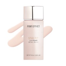 PONY EFFECT STAY FIT SUN PRIMER 水透光妝前防護乳, 1個, 水透嫩妝前防護乳40ml