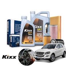 벤츠 ML300 CDI ~12 디젤 킥스 2025 5w30 합성엔진오일 필터2종세트