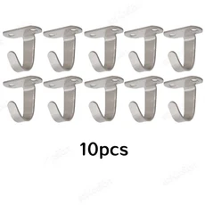 10-30개 천장 걸이 스테인리스 스틸 장식 걸이 주방용 화장실용 옷걸이, 05 10PCS