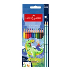 아트박스/호사문구 파버 스페셜 에디션 공룡 색연필 12색