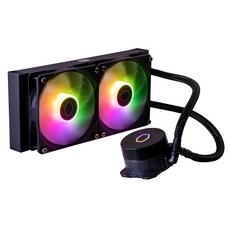 小白的生活工場*Coolermaster MasterLiquid 240L Core ARGB 黑色一體化CPU水冷, 1個