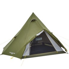Coleman X-Cursion Tepee II/325 印地安帳 CM-38140M000 露營戶外風格帳篷, 綠, 4