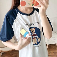 면 외출수유복 수유티셔츠 임산부 세트 티셔츠