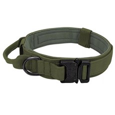 알바토 중형견 대형견 중대형견 목줄 버클형, 카키, 1개