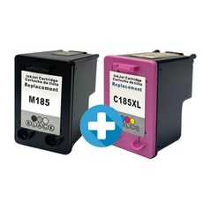 오피스토어 삼성 대용량 재생 잉크 INK-M185 14.3ml SL-J1680, 0 M185 검정+C185 컬러 세트, 1개