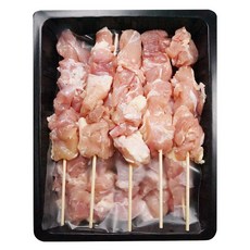 꼬치마트 닭다리살 순살닭꼬치 20cm*50 15개입 공장직영, 15개, 50g