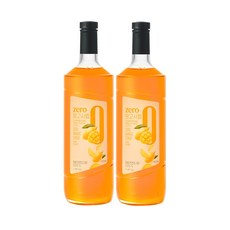 네이쳐티 zero 망고 시럽, 2개, 1L