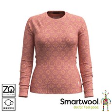 SmartWool 女 Thermal 美麗諾羊毛圓領長袖