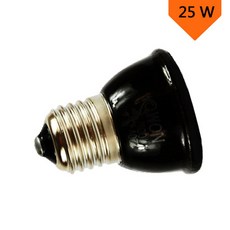25 50 75 100W 이미 파충류 E27 거북이 검정색 부화기 전구 220V 램프 난방 세라믹 동물 애완 도마, 220 V, 220 V, 1개