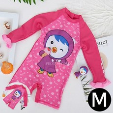[팔마누] 유아래쉬가드 여아래쉬가드 여아수영복 뽀로로 패티 바디 슈트 수영복 M
