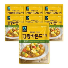 청정원 우리쌀 강황바몬드 카레 분말 순한맛, 7개, 100g