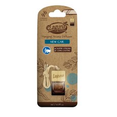 Laguna 天然木蓋香薰吊飾 車用芳香劑, 1個, 煥然新車香, 新車香