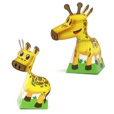 착시현상 움직이는 기린 만들기 5인용 과학교구 관찰 과학실험키트 사이언스 실험키트, 1개