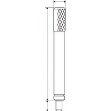 제오오스토어 미쓰도요 인디케이터연장로드 21AAA259D(40mm) 1개입 인디게이터연장로드 정밀측정기 측정기 내경측정기, 1