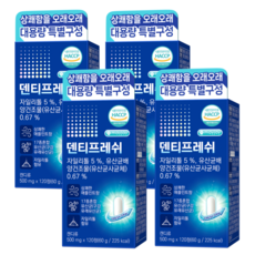 구강유산균 덴티프레쉬 메이제이, 4개, 120회분