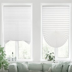 메가디자인 붙이는 블라인드 150cm 일반형 화이트 간편 블라인드