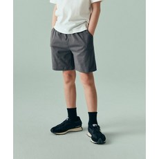 MUSINSA STANDARD KIDS 라이트웨이트 스웨트 쇼츠 [그레이] 419262