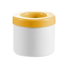 【無品牌】-圓筒冰格硅膠捏捏製冰杯家用易脫模冰塊模具速凍器冰桶冰盒, 黃色:6.5*6.5*5(30格)