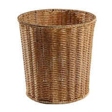 달빛마켓 볼튼 원형 깊은 라탄바구니 바스켓, 1개, 베이지