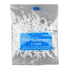 瓷磚十字架 貼磚留縫定位塑料固定找平卡子, 1個, 1.5mm,500包 每包500粒