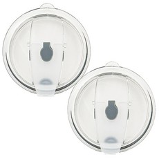 아워리빙 텀블러 스트로우 빨대 뚜껑, 투명, 2개, 20oz