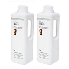메가커피 솜 프룻스타 흑당시럽 1kg 2개세트, 2개