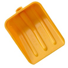 플라스틱 스노우 삽 헤드 다목적 정원 스쿱 얼음 삽 교체 헤드, 1개, Yellow