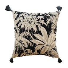 북유럽 스타일 자카드 자수 쿠션 커버 거실 소파 쿠션 커버 침실 침대 옆 쿠션 커버, 45*45cm[솜 미포함], 가을날의 바나나 그림자