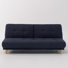 [20조한정 추가즉시할인] 에보니아 라인 3인용쇼파 소파베드 / 듀얼 등받이3단계각도조절, 패브릭_다크블루