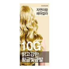 자연이랑 해든화장품 염색제, 10G밝고강한황금빛금발, 2개