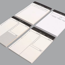 Oce 체크리스트 다이어리 50매 일정관리 메모지 해야할것(To Do) 기록지 쪽지 뜯어쓰는메모장, 체크형