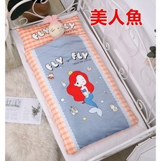 秋冬加大兒童睡袋 幼兒園保暖 冬款羽絨棉 美人魚, 美人魚()