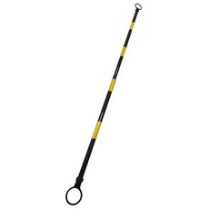 PVC連桿交通錐 道路安全警示連桿 施工停車場交通椎連接桿橫桿, 黑黃相間