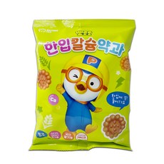 뽀로로 한입 칼슘 약과 국산 쌀가루 안전관리 HACCP 미니약과 영양간식, 1개, 120g