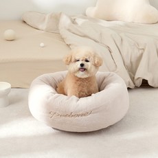 MODERN HOUSE 모던하우스 WOW 펫본 보들보들 원형방석 아이보리 M 805480