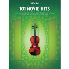 (영문도서)101 Movie Hits Violin Sheet Music Songbook Instrumental Folio for All Levels Inc... Paperback, Hal Leonard Publishing Corp..., English, 9781495060700
