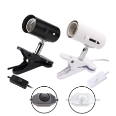 伸縮夾燈 調光黑色, 伸縮夾燈 開關線 白色, 1個