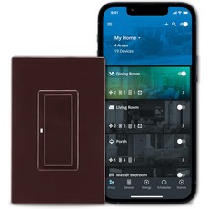 이튼 와이파이 스마트 홈 스위치 및 알와 함께 작동하는 색상 변경 키트블랙그레이