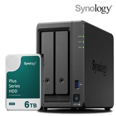 [ 시놀로지 공식총판 ] 시놀로지 나스 DS725+2bay [6TB]HAT3300-6TBX1EA 합본 기업용 NAS