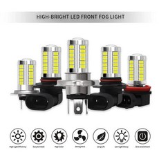 안개등전구 1Pc H4 LED 램프 차량 전조등 흰색 33 SMD 5630 전구 자동 차량 안개등 전조등 12V H7 H8 H11, 04 H4
