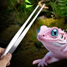 더휴즈 파충류 피딩 핀셋 일자 30cm 애완파충류먹이핀셋